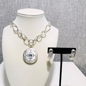 $190 Retail BRIGHTON Versailles Necklace & Earrings Set